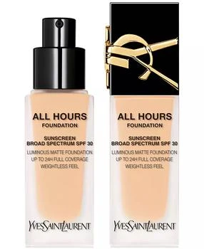 Yves Saint Laurent | All Hours Luminous Matte Foundation SPF 30,商家Macy's,价格¥401