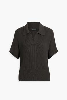 推荐Dakota ribbed-knit polo sweater商品