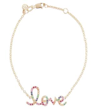 商品Sydney Evan | Love 14kt gold bracelet with diamonds,商家MyTheresa,价格¥7341图片