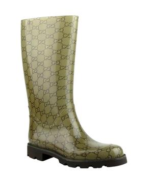 商品Gucci | Gucci Women's Guccissima Pattern Rubber Rain Boots,商家My Lux Outlet,价格¥5575图片