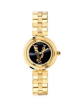 Versace | 34MM Goldtone Stainless Steel Bracelet Watch商品图片,5折