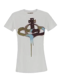 推荐Vivienne Westwood Logo-Printed Crewneck T-Shirt商品