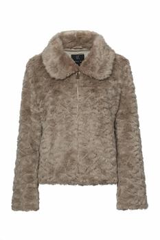 推荐Unreal Fur - Mystique Cropped Jacket Natural商品