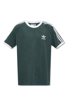 推荐Adidas Originals Logo Embroidered Crewneck T-Shirt商品