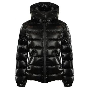 Moncler | Black Shiny Bady Hooded Down Jacket商品图片,额外8折, 满1件减$20, 额外八折, 满一件减$20