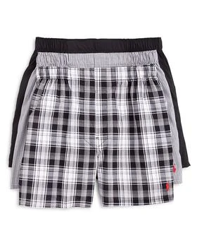 Ralph Lauren | Classic Fit Woven Boxers, Pack of 3,商家Bloomingdale's,价格¥377