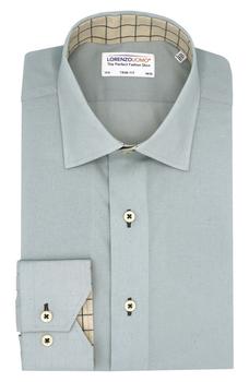 Lorenzo Uomo, Lorenzo Uomo | Trim Fit Solid Cotton Dress Shirt商品图片 3.9折