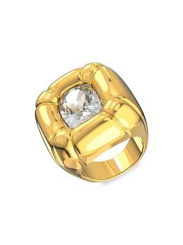 商品Swarovski | Dulcis Swarovski Crystal Goldplated Cocktail Ring,商家Saks Fifth Avenue,价格¥1431图片