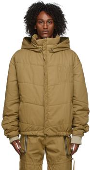 Love Stitch链条包, Phlemuns | SSENSE Exclusive Beige Emboss Stitch Puffer Jacket商品图片 2折