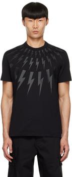 product Black Fair Isle Thunderbolt T-Shirt image