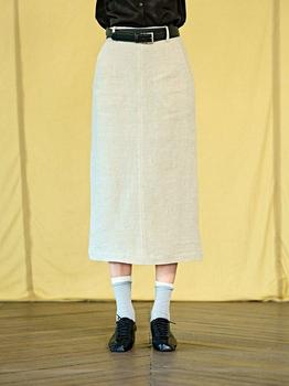 OUI MAIS NON | Esther Linen Twin-belted Skirts_3 Colors商品图片,9.1折