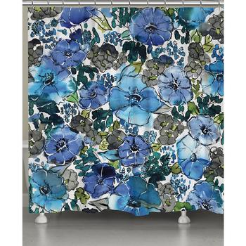 商品Laural Home | Eclectic Bloom Shower Curtain,商家Macy's,价格¥1245图片