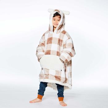 商品Hooded Blanket Brown/White With Dog,商家Verishop,价格¥527图片