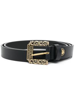 Versace | VERSACE JEANS Decorative buckle leather belt商品图片,7.3折