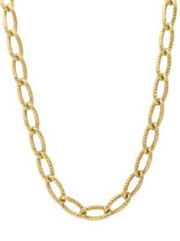 商品Goldplated Sterling Silver Link Necklace/18"图片