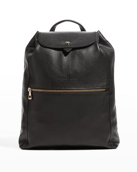 Longchamp | Le Foulonne Drawstring Leather Backpack商品图片,