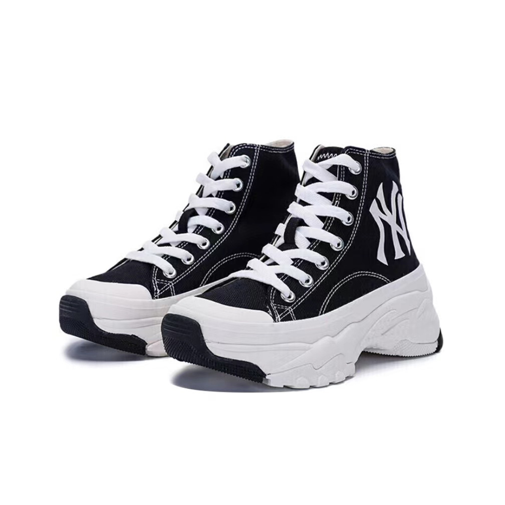 商品【享贝家】Chunky High Low New York Yanker 高帮帆布鞋 男女同款 黑（预售款，10天发货）32SHU1-111-D-50L 图片