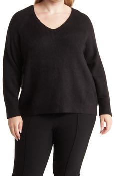 Vince Camuto经典款, Vince Camuto | Step Hem V-Neck Sweater商品图片 4.4折