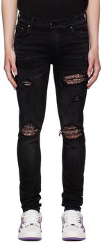 amiri mx1, AMIRI | Black MX1 Bandana Jeans商品图片 