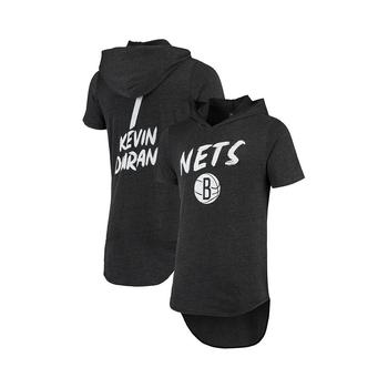 Men's Kevin Durant Black Brooklyn Nets Tri-Blend Hoodie T-shirt product img