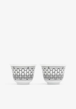 Hermes | Small H Déco Porcelain Cups- Set of 2,商家Thahab,价格¥2036