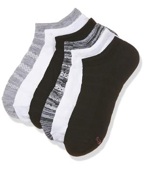商品Hanes Women's Lightweight Breathable Super No Show Socks 6 Pair Pack图片