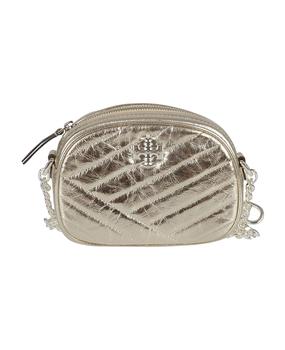 tory burch kira链条包, Tory Burch | Kira Chevron Metallic Small Camera Bag商品图片 9折