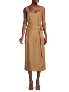 vince连衣裙, Vince | Leather Tank Midi Dress商品图片 3.8折