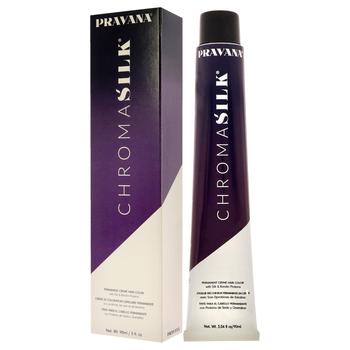 商品ChromaSilk Creme Hair Color - 5.37 Ligh Golden Violet Brown by Pravana for Unisex - 3 oz Hair Color图片