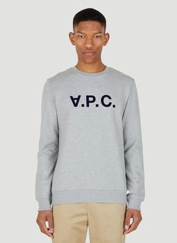 推荐VPC Flocked Logo Sweatshirt in Grey商品