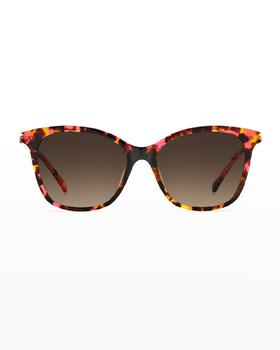 Kate Spade | dalilas square acetate/stainless steel sunglasses商品图片,6折