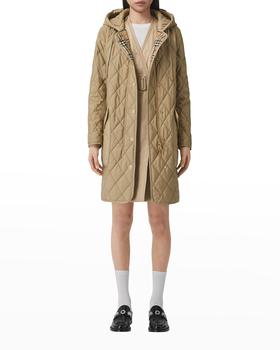 Burberry | Roxby Quilted Mid-Length Coat商品图片,
