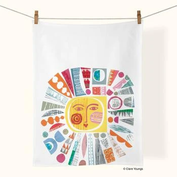 Werkshoppe | Mid Century Sun | Cotton Tea Towel,商家Verishop,价格¥75