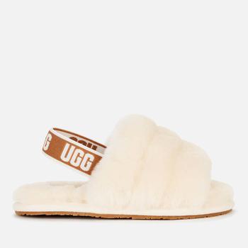 ugg童鞋, UGG | UGG Toddlers' Fluff Yeah Slide Slippers - Natural商品图片 7折起