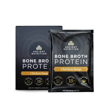 Ancient Nutrition | Bone Broth Protein | Powder Chicken Soup (7 Packets),商家Ancient Nutrition,价格¥226