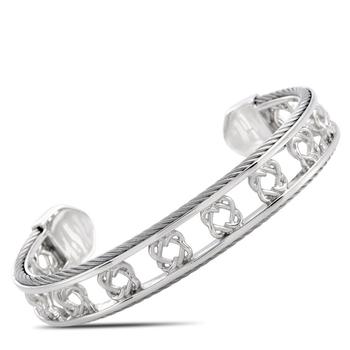 小银瓶手提包, Charriol | Heart to Heart Sterling Silver Bangle Bracelet Size Small商品图片 3.4折