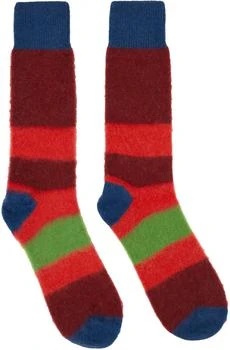 Zegna | Multicolor Striped Socks 