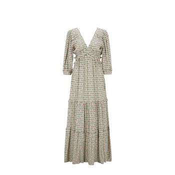 推荐Robe maxi à imprimé et fils métallisés商品