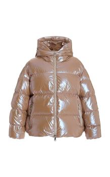 推荐Moncler - Women's Frasne Nylon Down Jacket - Metallic - 0 - Moda Operandi商品