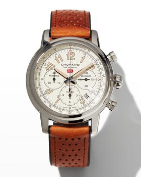 Chopard | Mille Miglia Chronograph Watch with Leather Strap, 42mm商品图片,