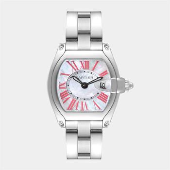 Cartier | Cartier Roadster Mother of Pearl Dial Steel Ladies Watch W6206006 36 x 30 mm商品图片,