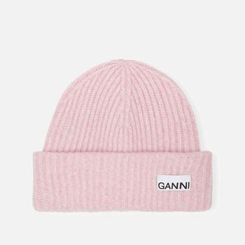 推荐Ganni Women's Rib Knit Beanie - Brazilian Sand商品