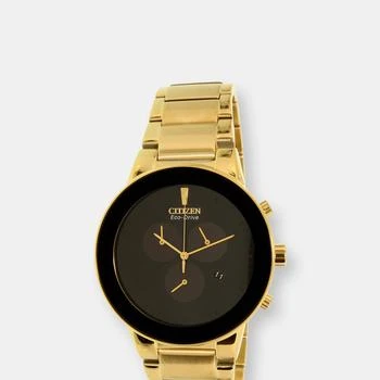 推荐Citizen Men's Eco-Drive AT2242-55E Gold Stainless-Steel Plated Fashion Watch ONE SIZE商品