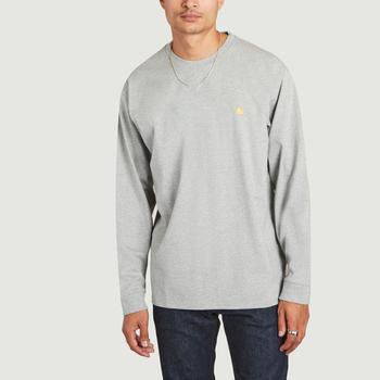 美国卡哈特, Carhartt | T-Shirt L/S Chase Grey Heather Gold Carhartt WIP商品图片 额外8折, 额外八折