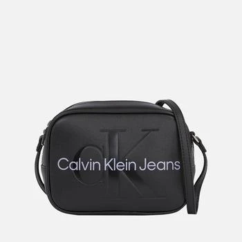 推荐Calvin Klein Jeans Sculpted Monogram Faux Leather Camera Bag商品