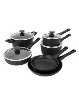 ZWILLING J.A. Henckels | Madura Plus Forged 10 Piece Aluminum Nonstick Cookware Set,商家Saks Fifth Avenue,价格¥3683
