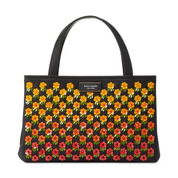 Kate Spade托特包, Kate Spade | Sam Icon Floral Embellished Nylon Small Tote商品图片 