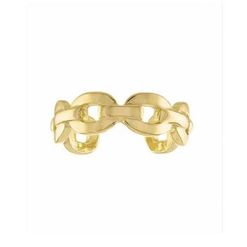 BEN ONI | Polished Chain Link Ear Cuff in 14k Gold over Sterling Silver,商家Macy's,价格¥265