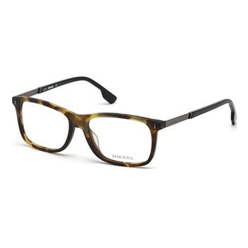 推荐Diesel Mens Tortoise Square Eyeglass Frames DL519905553商品