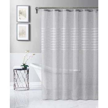 Dainty Home | Daniella Tufted Shower Curtain, 72" x 70",商家Macy's,价格¥375